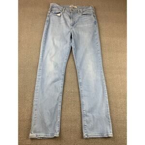 Levi's Women's 29x28 724 High Rise Light Wash Premium Jeans